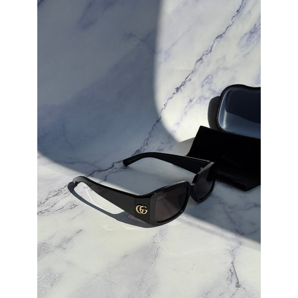 NEW Gucci GG1403S Black Unisex Marmont Sunglasses - Picture 3 of 9